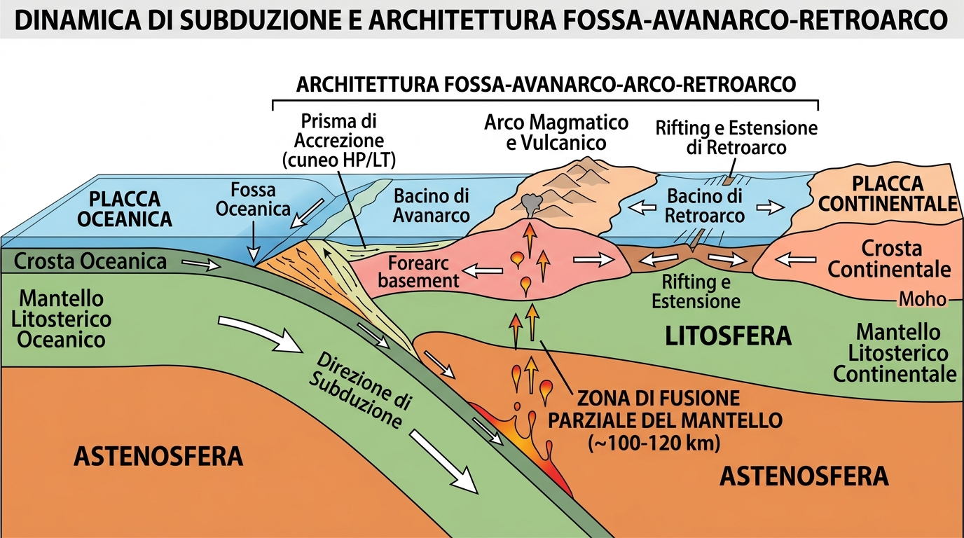 Architettura Fossa–Avanarco–Retroarco